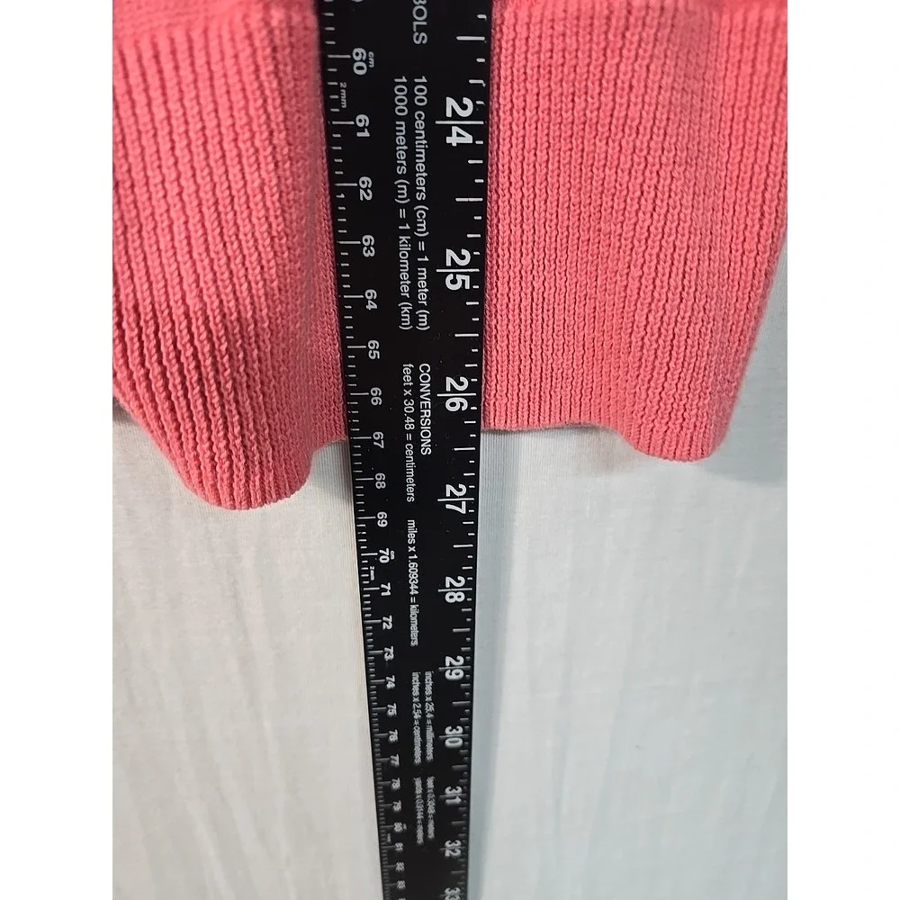 Talbots Women's‎ XL Pink Turtleneck Sweater Top Pima Cotton Base Layer L/S